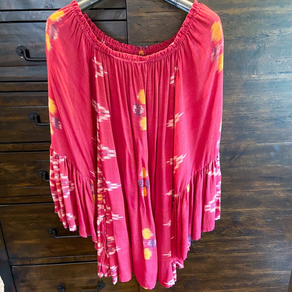 Indah Kamani Off-The-Shoulder Butterfly Dress